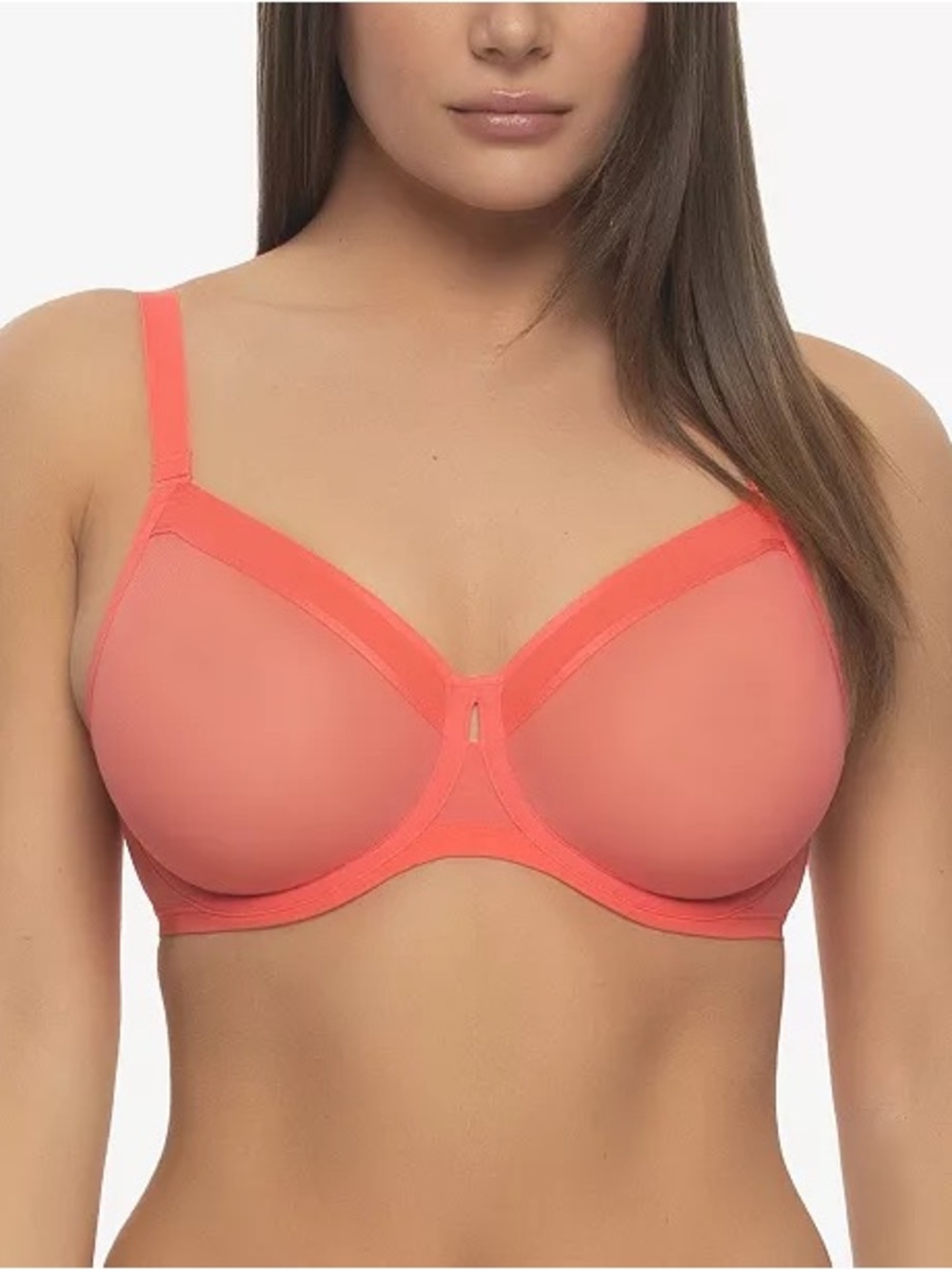 NWOT Paramour By Felina Ethereal Sheer Mesh Unlined Underwire Bra